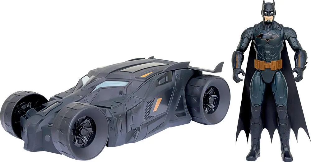 DC COMICS - FIGURINE - BATMAN - PACK BATMOBILE  ET FIGURINE BATMAN 30CM