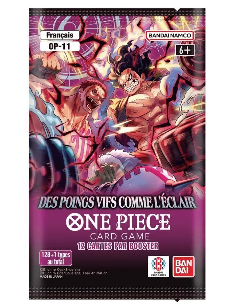ONE PIECE - BOITE DE BOOSTERS -  DES POINGS VIFS COMME L'ECLAIR  OP 11