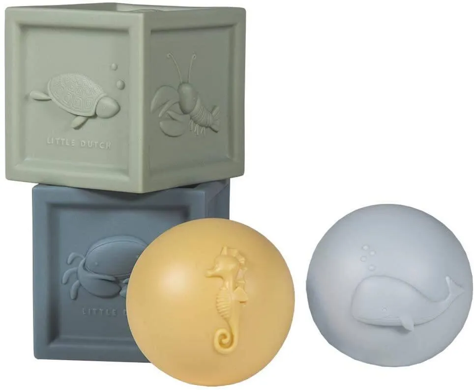 SET BALLES ET CUBES OCÉAN