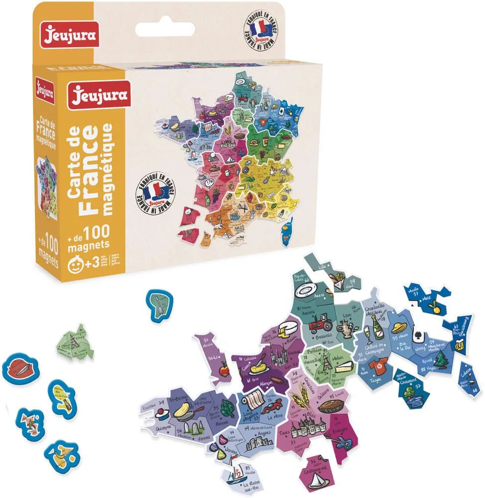 CARTE DE FRANCE MAGNETIQUE