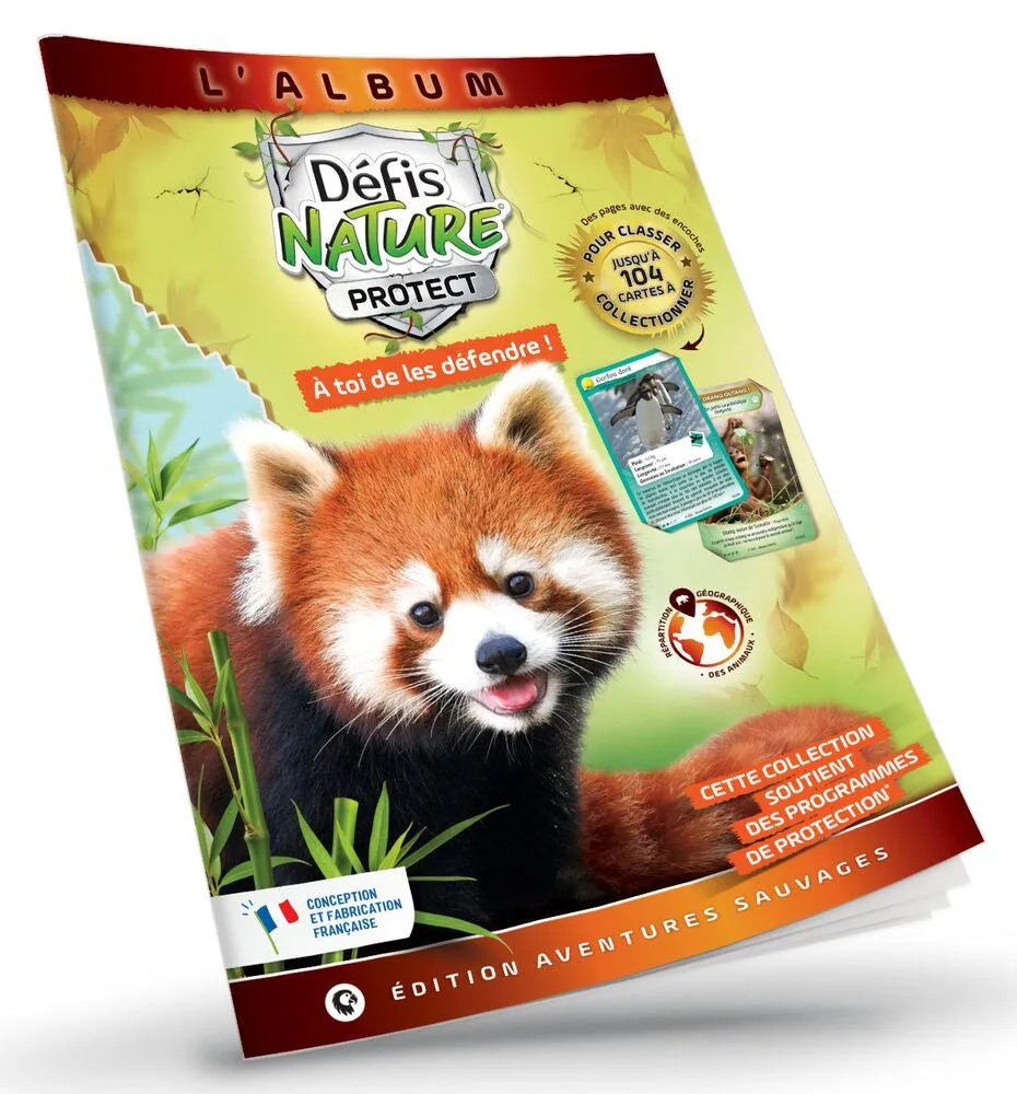 ALBUM DE CLASSEMENT - COUVERTURE PANDA ROUX