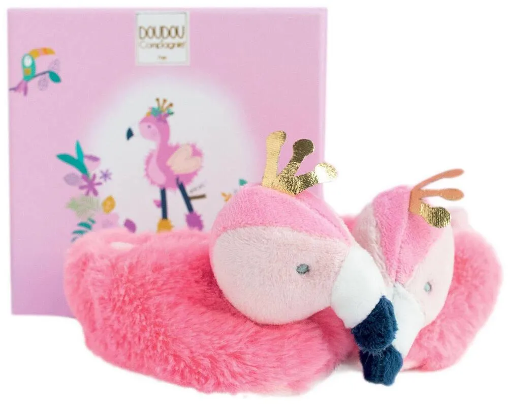 CHAUSSONS - FLAMANT ROSE