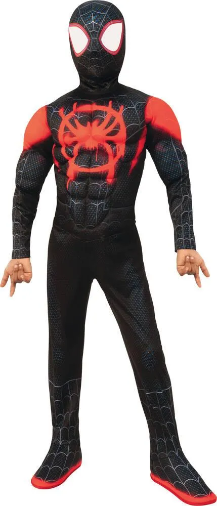 MILES MORALES SPIDERVERSE - DEGUISEMENT LUXE - TAILLE L 7-8 ANS