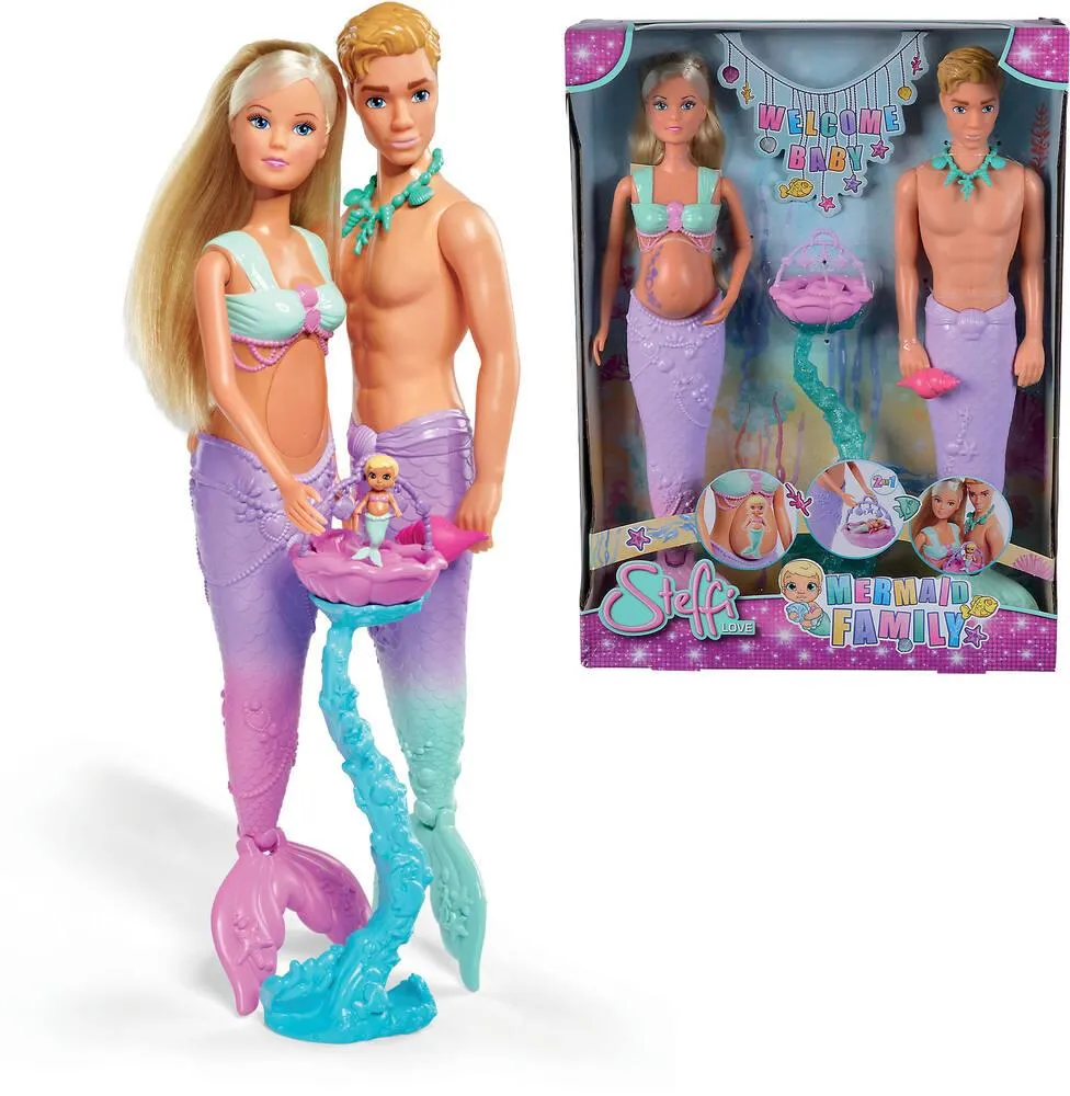 STEFFI L OVE - POUPEE FAMILLE SIRENES