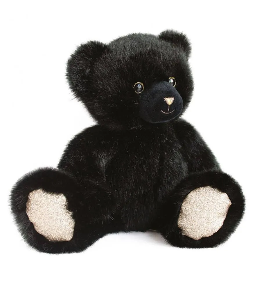 PELUCHE -OURS COLLECTION NOIR SMOCKY 37CM