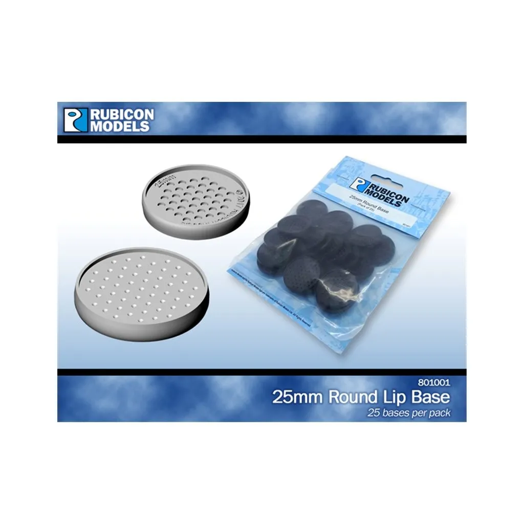 25mm Round Bases