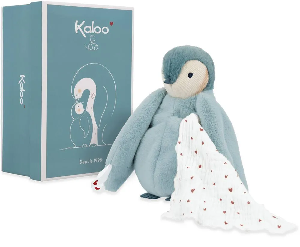 COMPLICES - PELUCHE A BISOUS MANCHOT VERT 20 CM