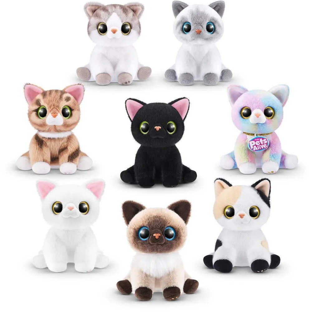 PETS ALIVE - PELUCHE INTERACTIVE CHATONS SMITTEN KITTENS