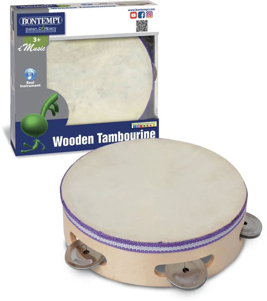 TAMBOURIN EN BOIS