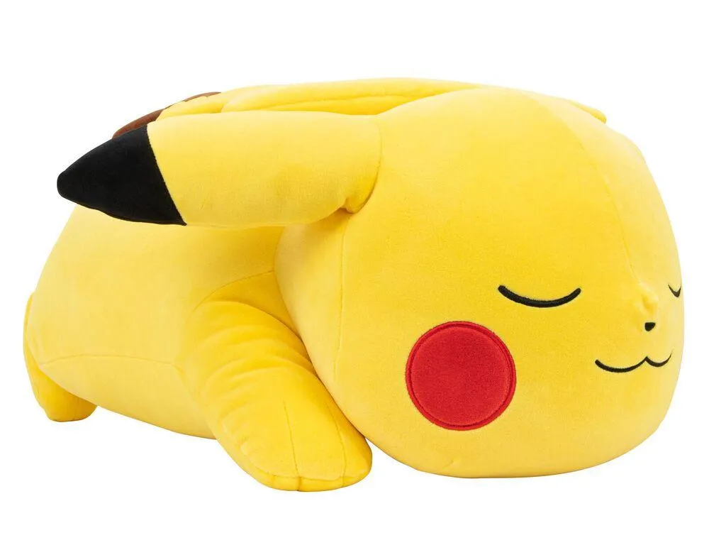 POKEMON PELUCHE PIKACHU QUI DORT DE 45 CM