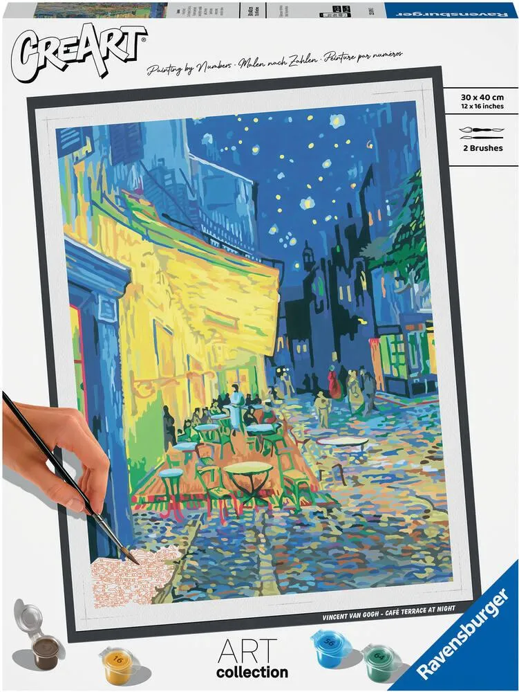 CREART - 30X40 CM - VAN GOGH - LA TERRASSE DU CAFE LE SOIR