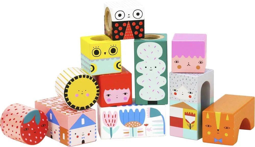 CUBES SONORES EN BOIS - SUZY ULTMAN