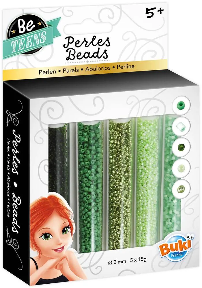 TUBES PERLES - VERT