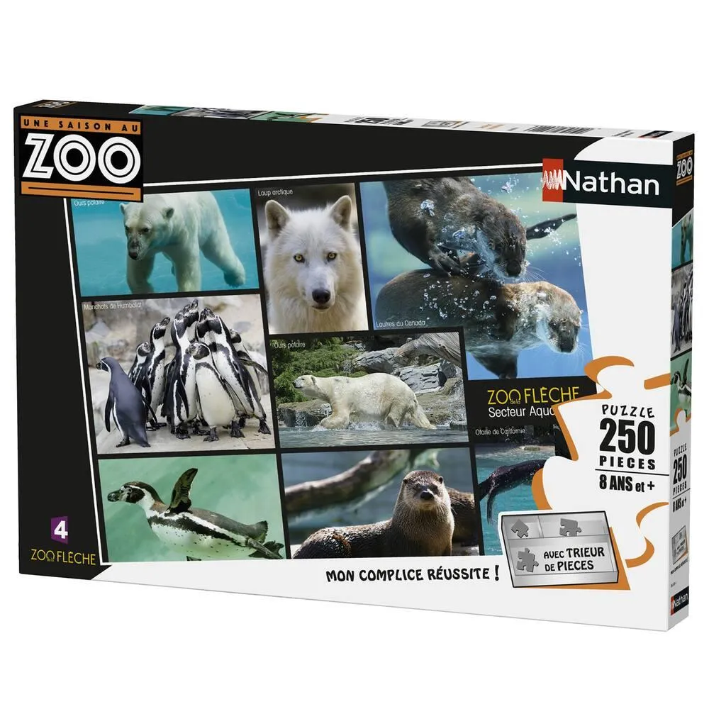 PUZZLE 250 PIECES SECTEUR AQUATIQUE UNE SAISON AU ZOO
