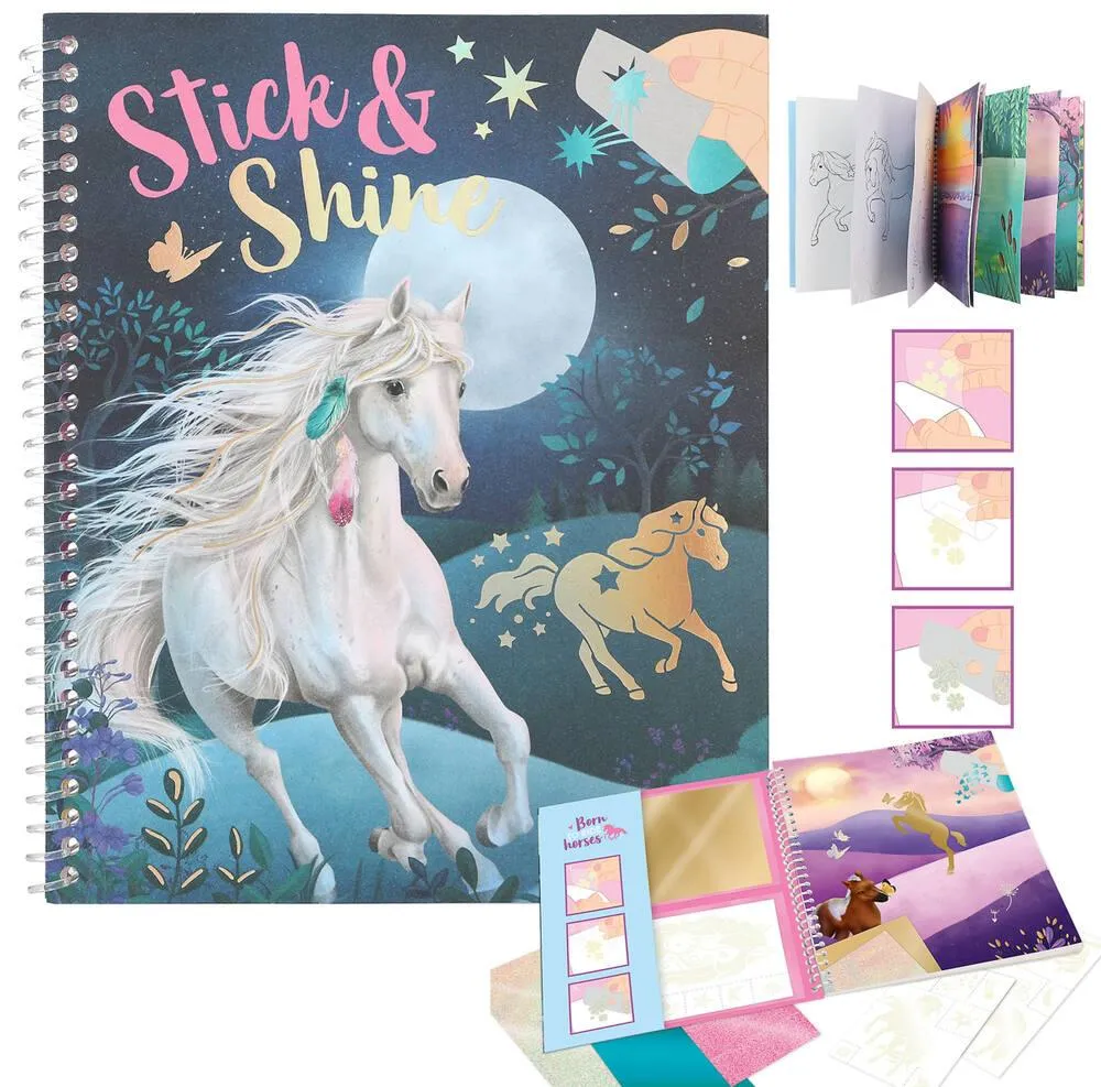 MISS MELODY LIVRE DE COLORIAGE STICK ET SHINE