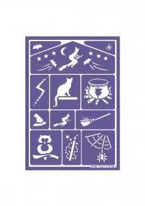 GRIM'TOUT - POCHOIR DE MAQUILLAGE - MAGIE