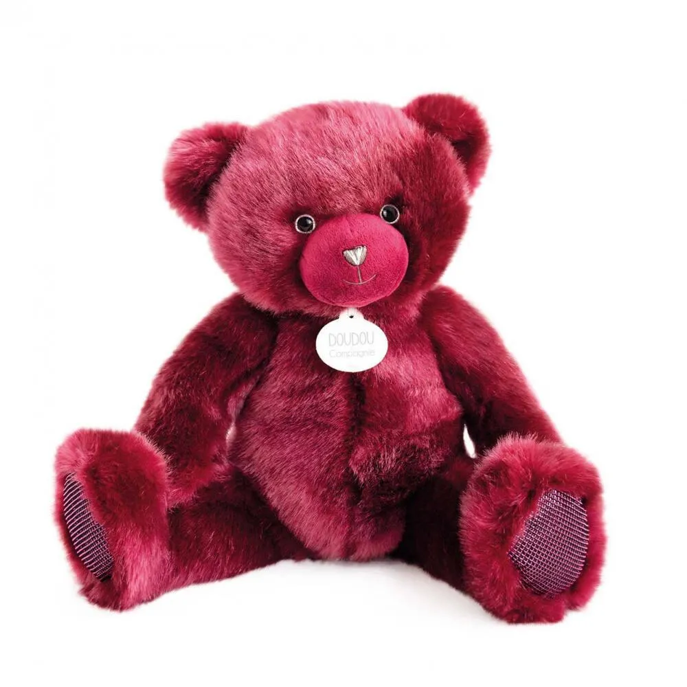 PELUCHE -OURS COLLECTION BOIS DE ROSE37CM