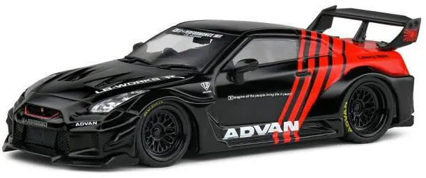 1/43 VOITURE NISSAN GTR -R35 - LBWK RED 2020