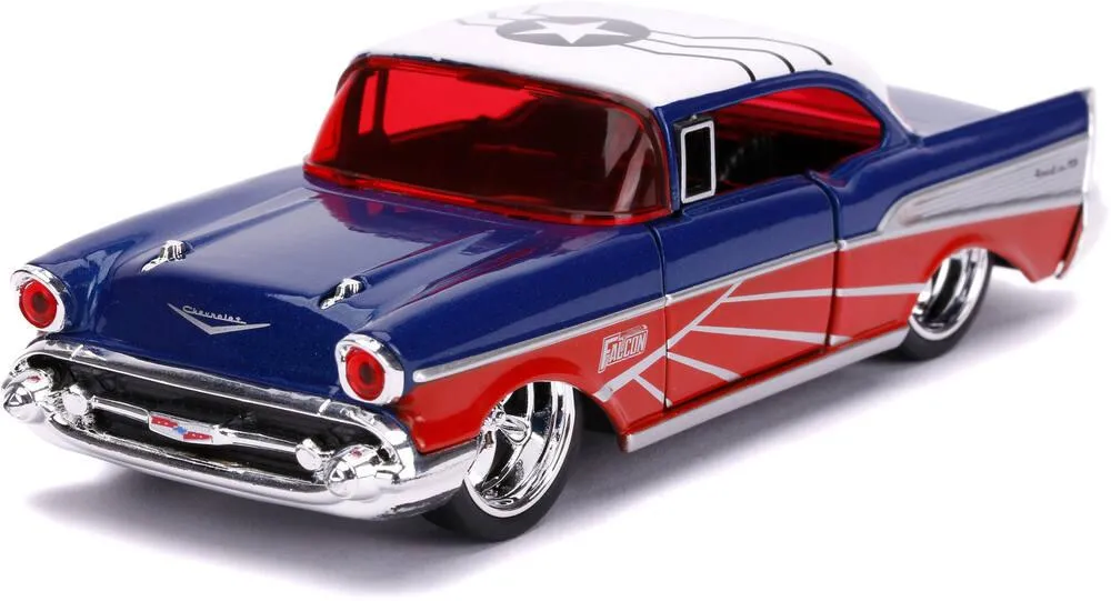 1/32 MARVEL - VOITURE CHEVROLET BEL-AIR-HARD TOP BI-COLOR 1957
