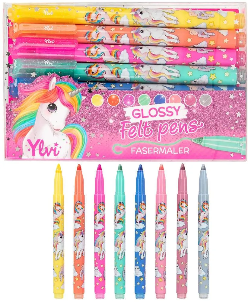 YLVI GLOSSY SET DE FEUTRES