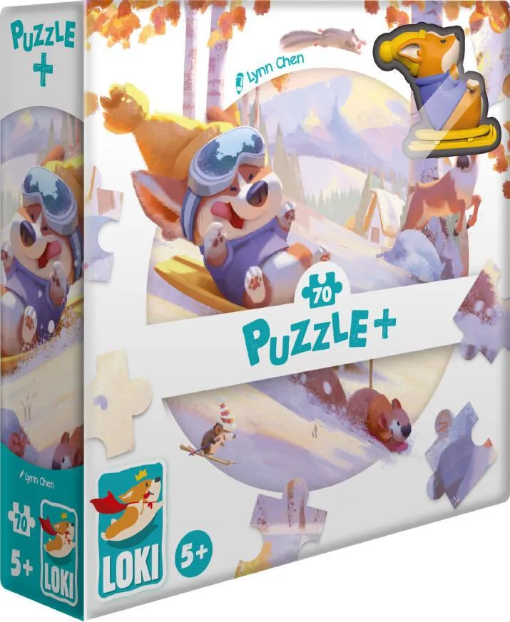 LOKI - PUZZLE ET LOKI FAIT DE LA LUGE