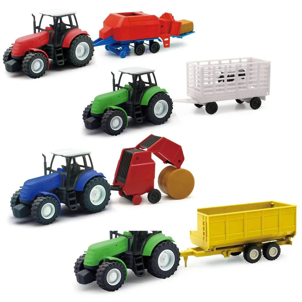 TRACTEUR KUBOTA M5-111+ REMORQUE 1/32°