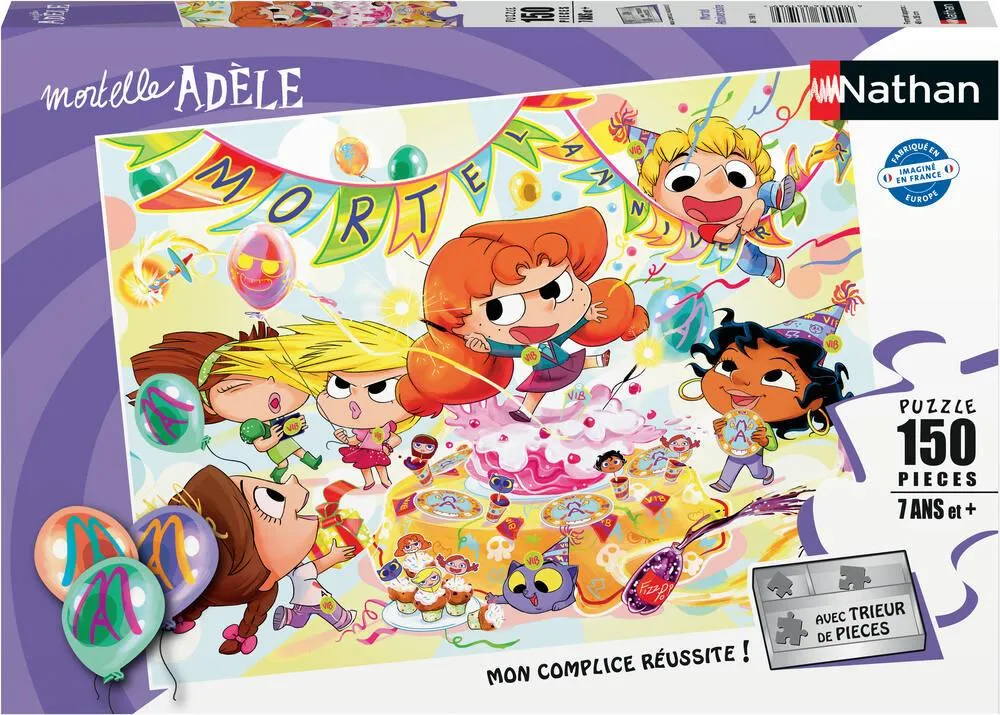 MORTELLE ADELE - NATHAN PUZZLE 150 PIECES - MORTEL ANNIVERSAIRE