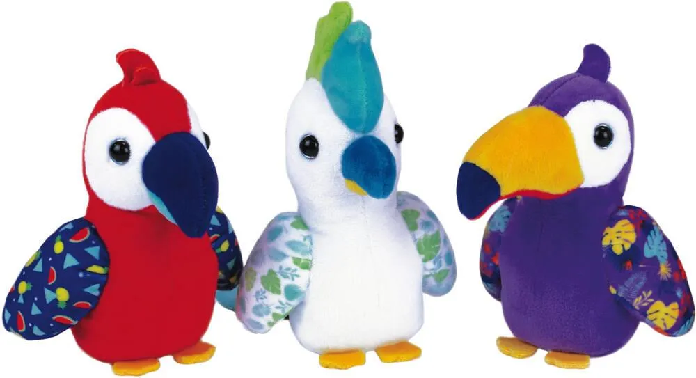 TROPI BIRDS PELUCHE MUSICALE 15CM