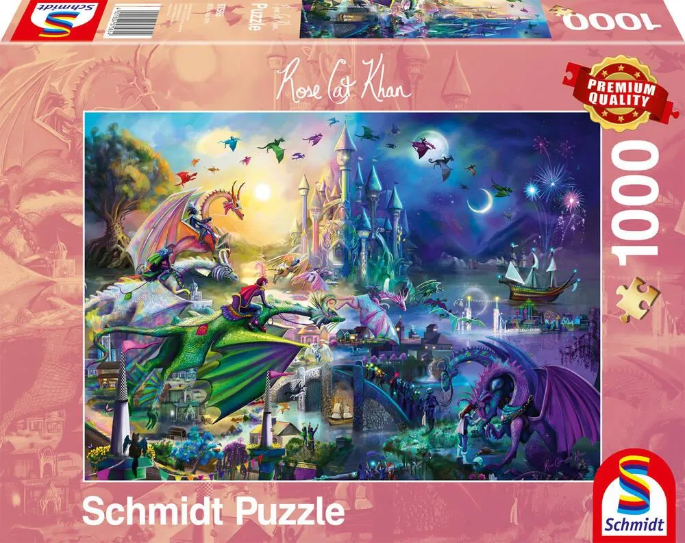 COMPETITION NOCTURNE DE DRAGONS - PUZZLE 1000 PIECES