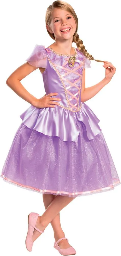 DISNEY PRINCESSES - RAIPONCE - DEGUISEMENT DELUXE TAILLE 3-4 ANS