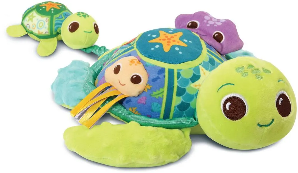 PELUCHE - JUJU MAMAN TORTUE EVEIL DES SENS