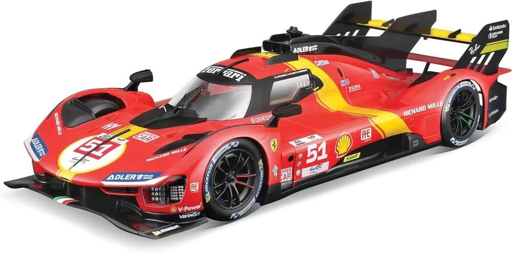1/18 FERRARI RACING - 499P LMH 2023 #51 - ROUGE