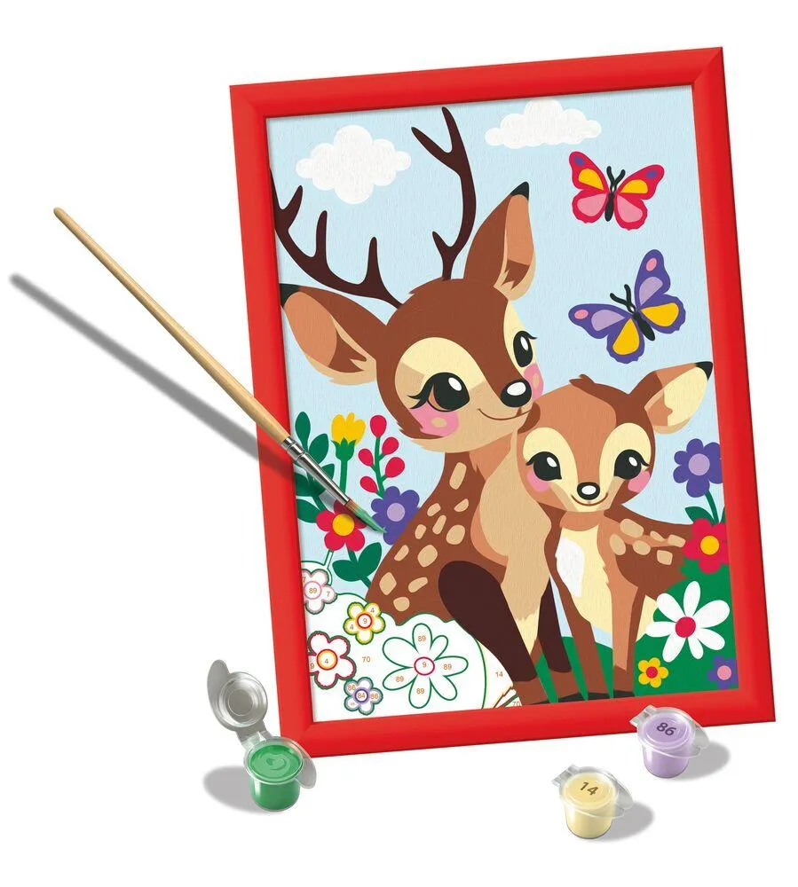 CREART KIDS - 18X24CM - BAMBI ET BEBE