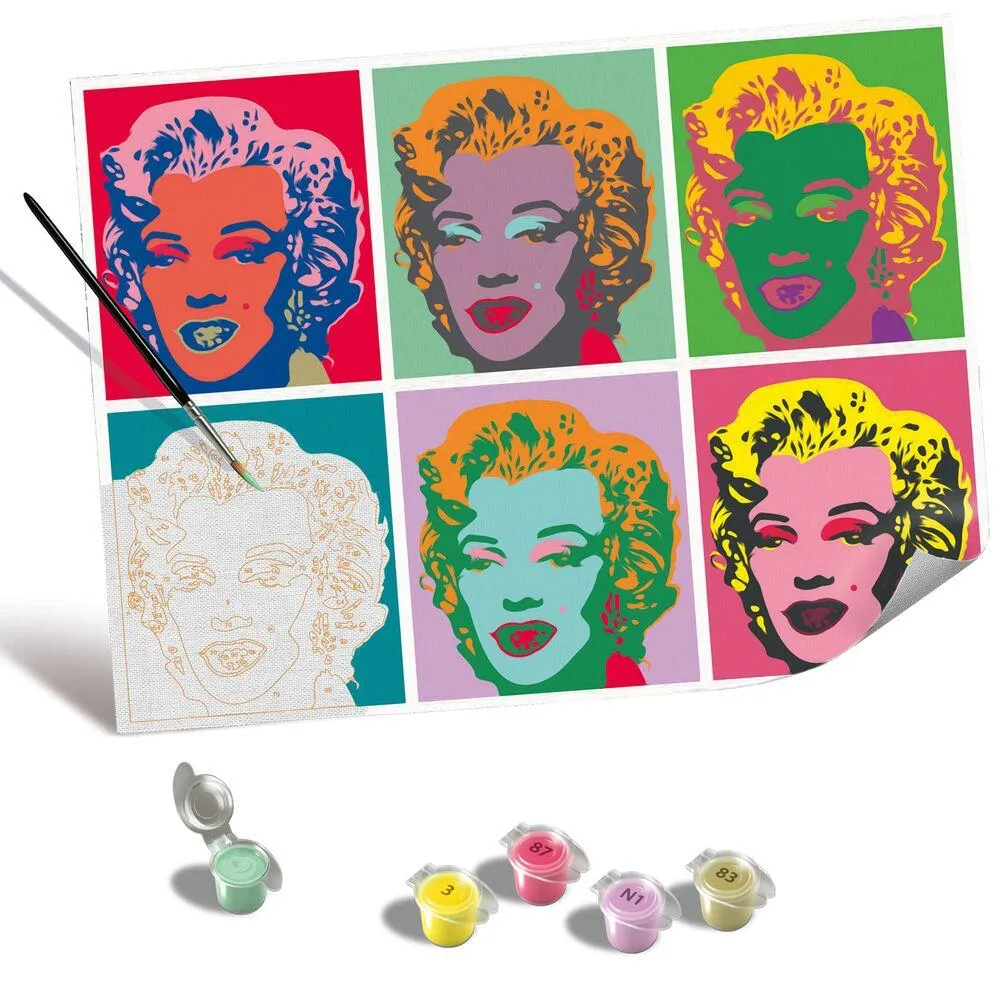 CREART - EDITION TOILES - POP ART MARYLIN