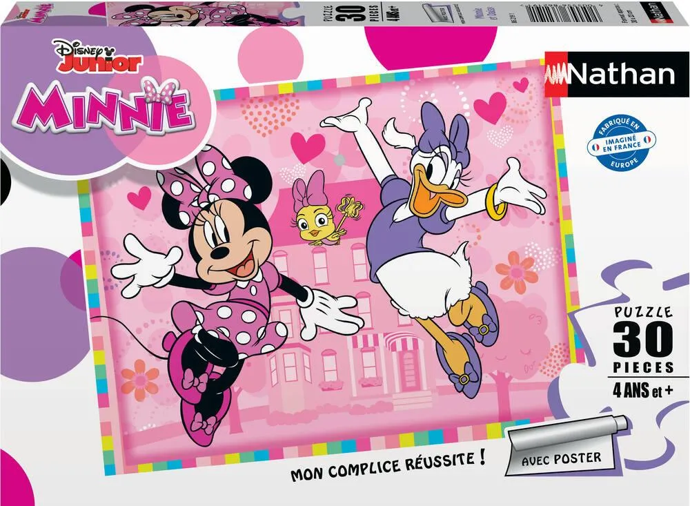 MINNIE MOUSE - NATHAN PUZZLE 30 PIECES - MINNIE ET DAISY