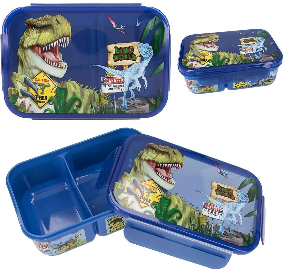 DINO WORLD BOITE A GOUTER DANGER