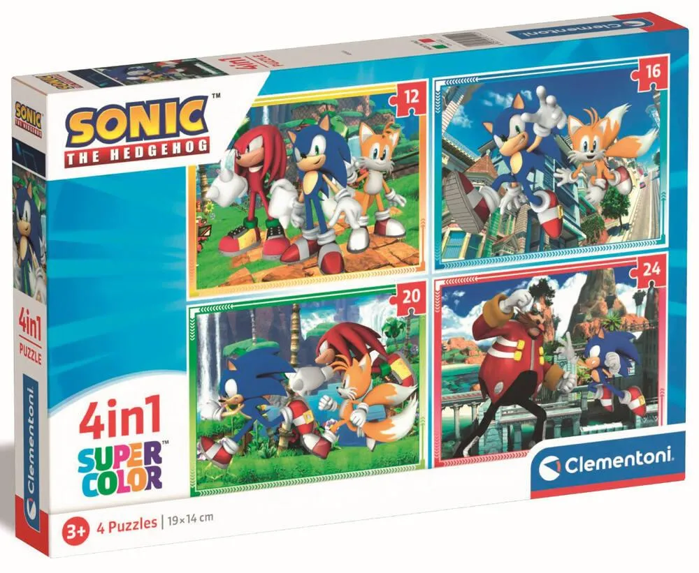 SONIC - PUZZLE 4 EN 1 -