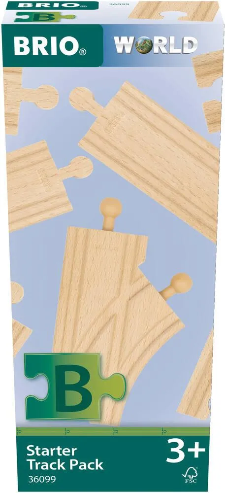 BRIO 63609900 -  COFFRET DE DEMARRAGE - 12 RAILS - PACK B