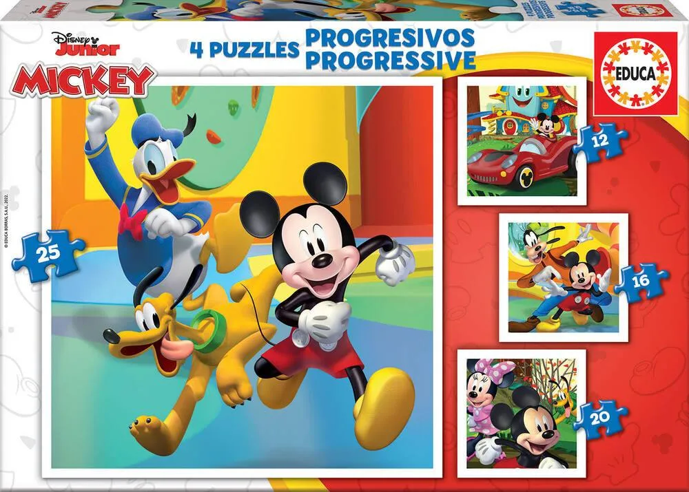 PUZZLES PROGRESSIFS - MICKEY ET FRIENDS