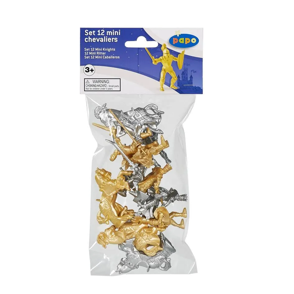 SACHET FIGURINE MINI LE MONDE MEDIEVAL 12 PIECES
