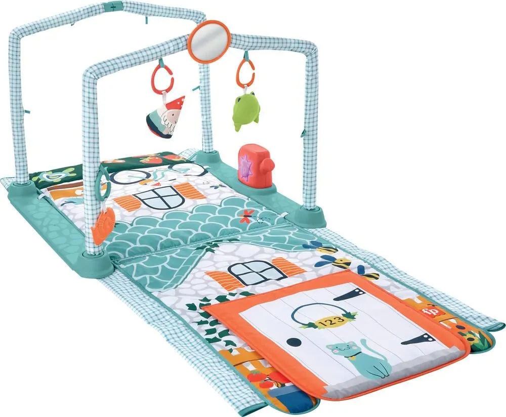 FISHER-PRICE - MON TAPIS CABANE 3 EN 1