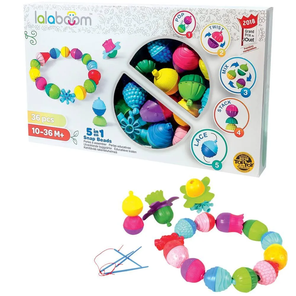 MONTESSORI - PERLES EDUCATIVES ET ACCESSOIRES 36 PIECES