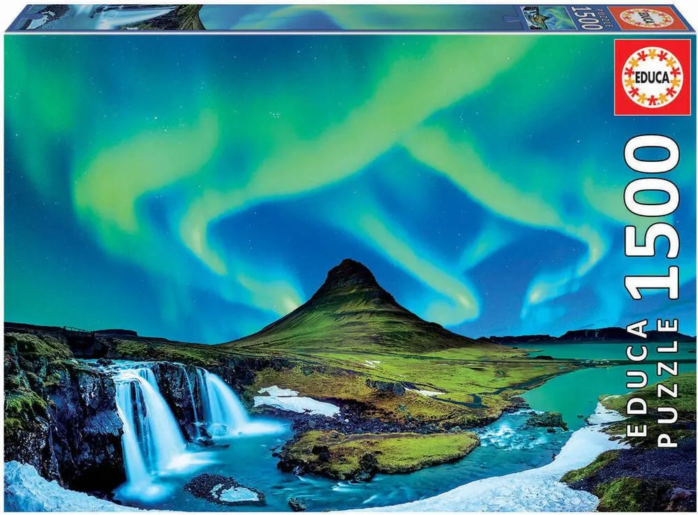 PUZZLE 1500 PIECES - AURORE BORÉALE - ISLANDE