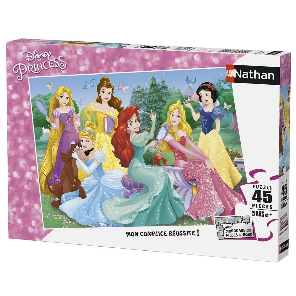 PUZZLE 45 PIECES RENCONTRE AVEC LES PRINCESSES DE DISNEY
