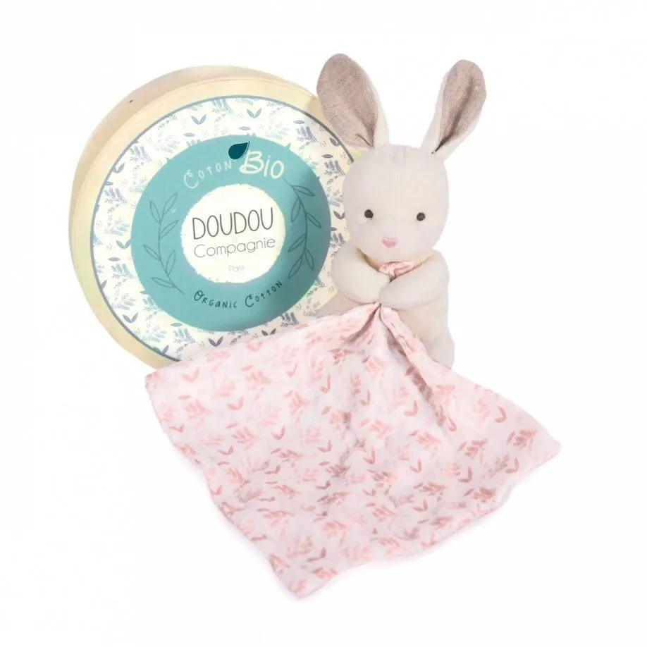 DOUDOU BOTANIC - PANTIN LAPIN TPM AVEC DOUDOU ROSE