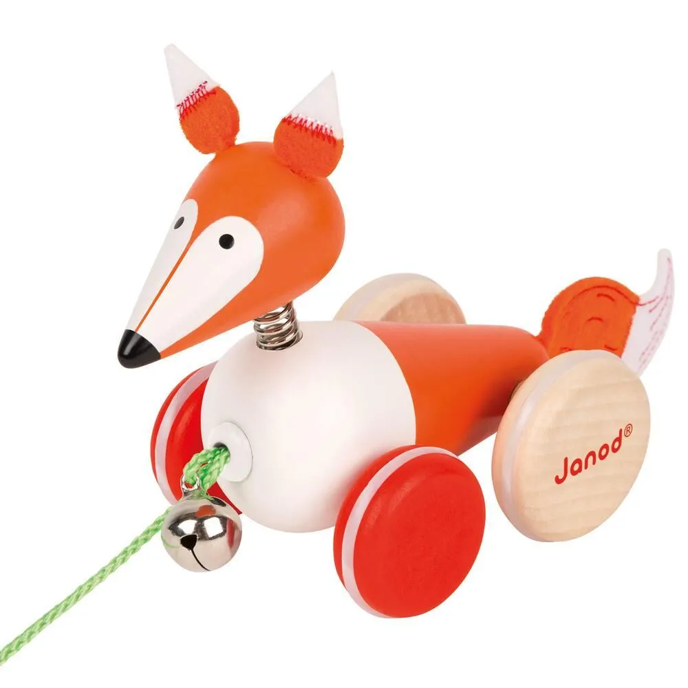 RENARD A PROMENER ZIGOLOS - EN BOIS