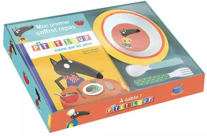 LOUP-  MON PREMIER COFFRET REPAS - A TABLE P'TIT LOUP