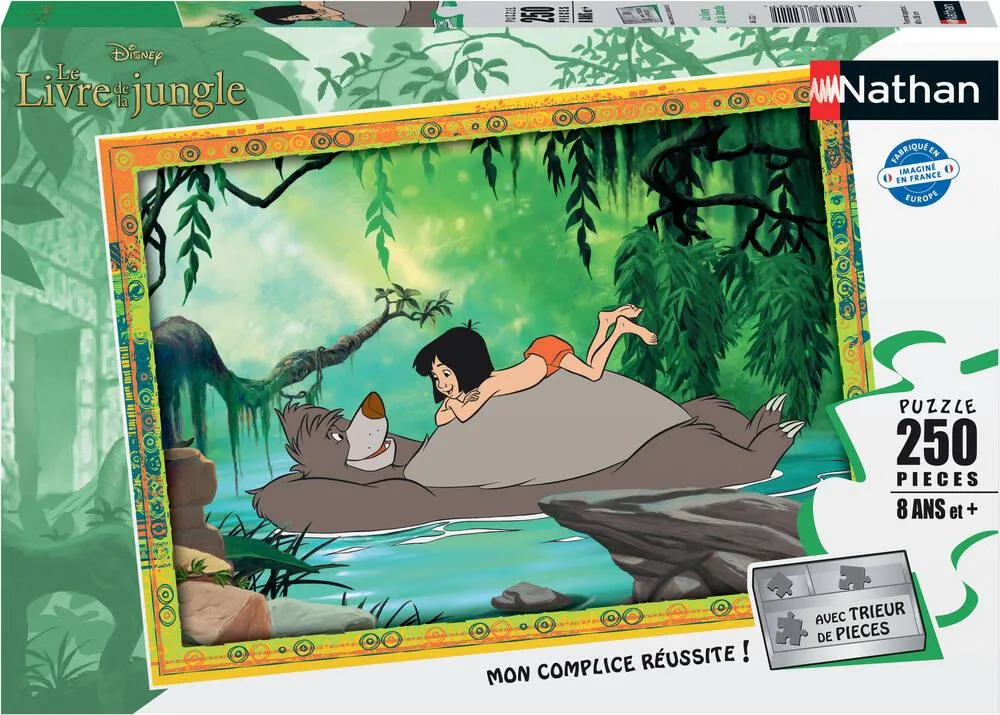 LE LIVRE DE LA JUNGLE - NATHAN PUZZLE 250 PIECES