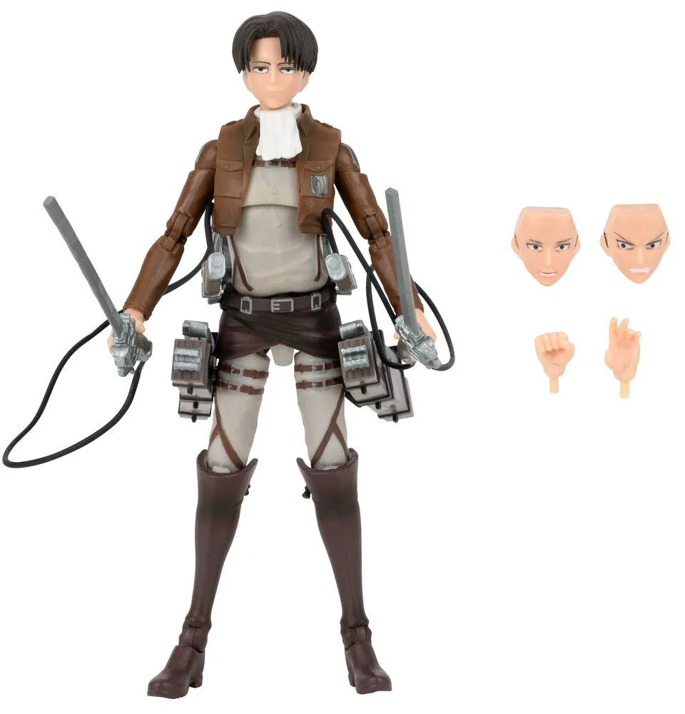 L'ATTAQUE DES TITANS - FIGURINE LEVI 16.5 CM