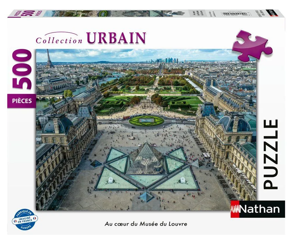 PUZZLE 500 PIECES - AU CŒUR DU MUSEE DU LOUVRE